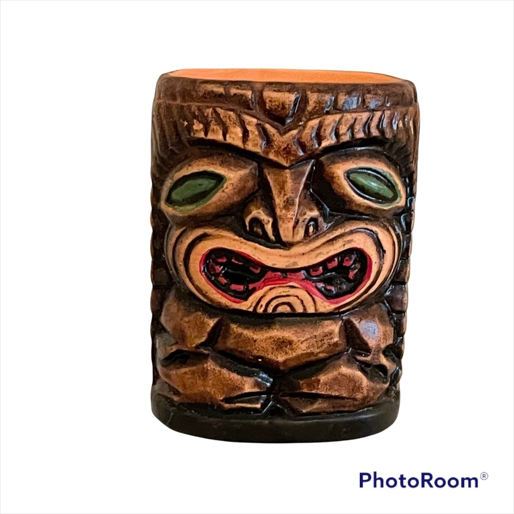 VTG Souvenir Hawaiian Tiki Toothpick Holder, Made In Japan, NOS